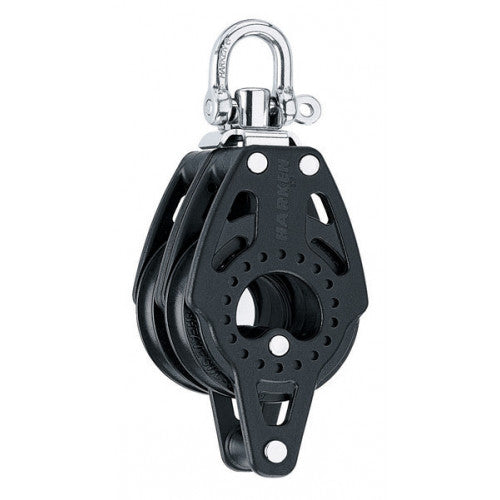 Harken 57mm Double Block — Swivel, Becket