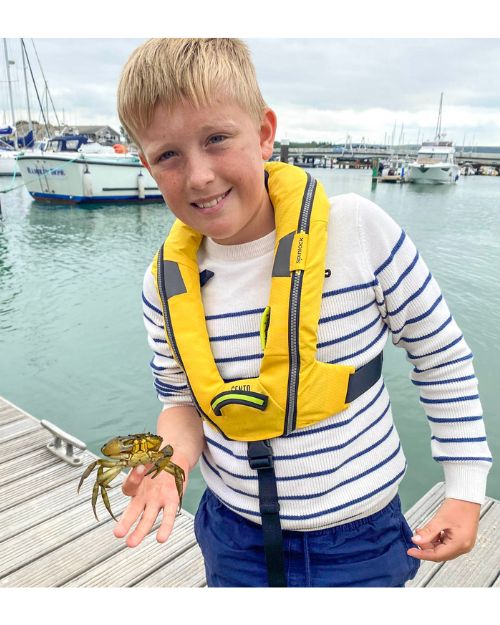 Spinlock - Deckvest Cento Junior 100N Lifejacket Harness - Sun Yellow
