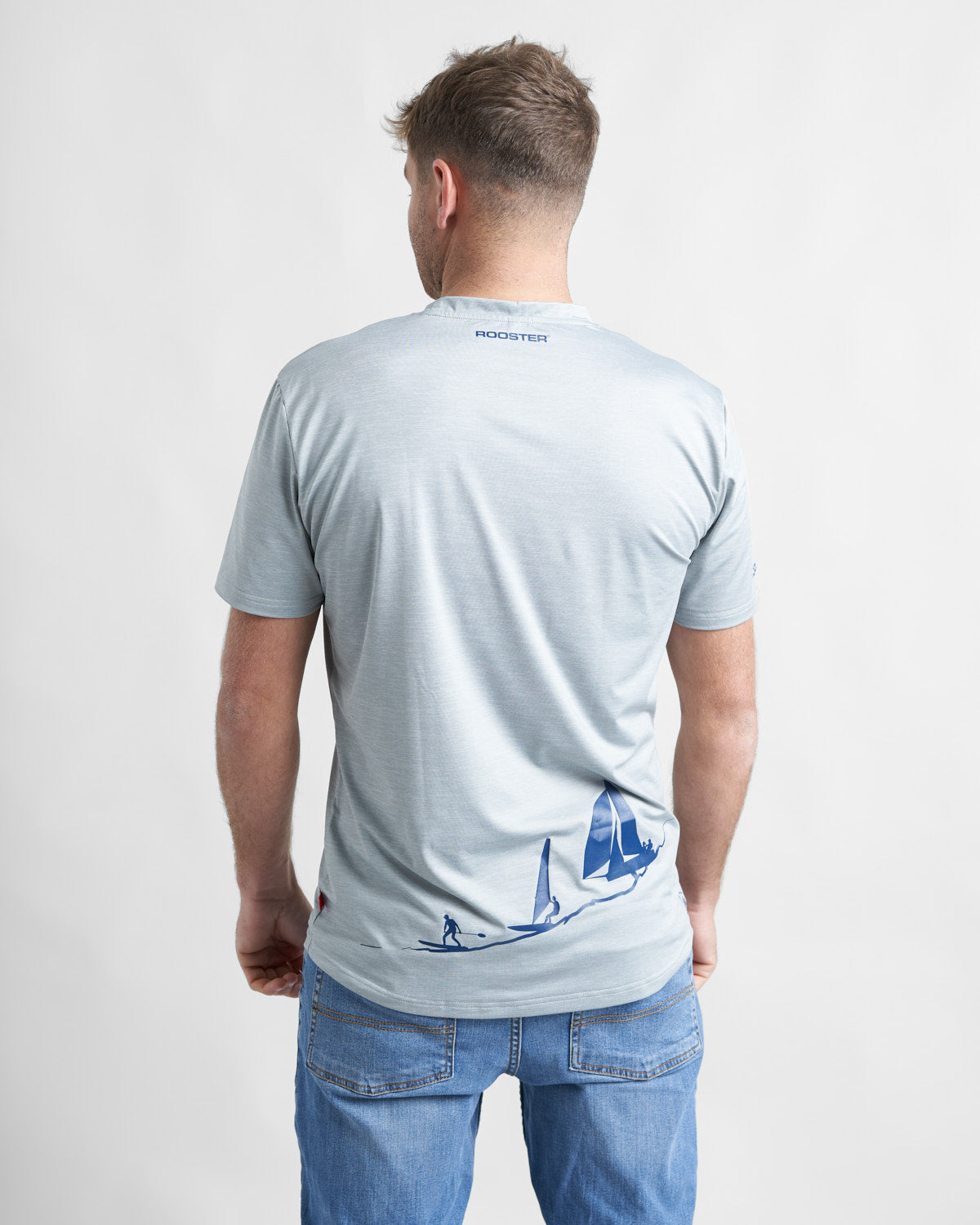 Rooster T-Shirt - Light Grey