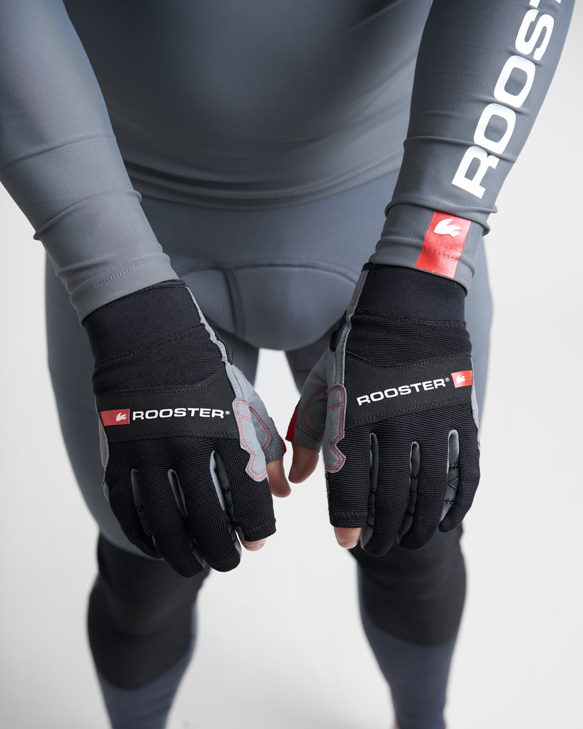 Rooster Dura Pro 2-open-finger Gloves