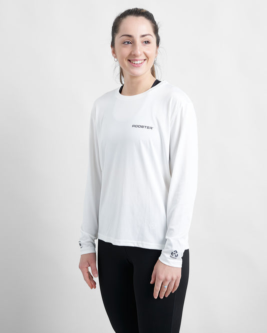 Rooster Hooded Quick Dry UVF Long-Sleeved T-Shirt