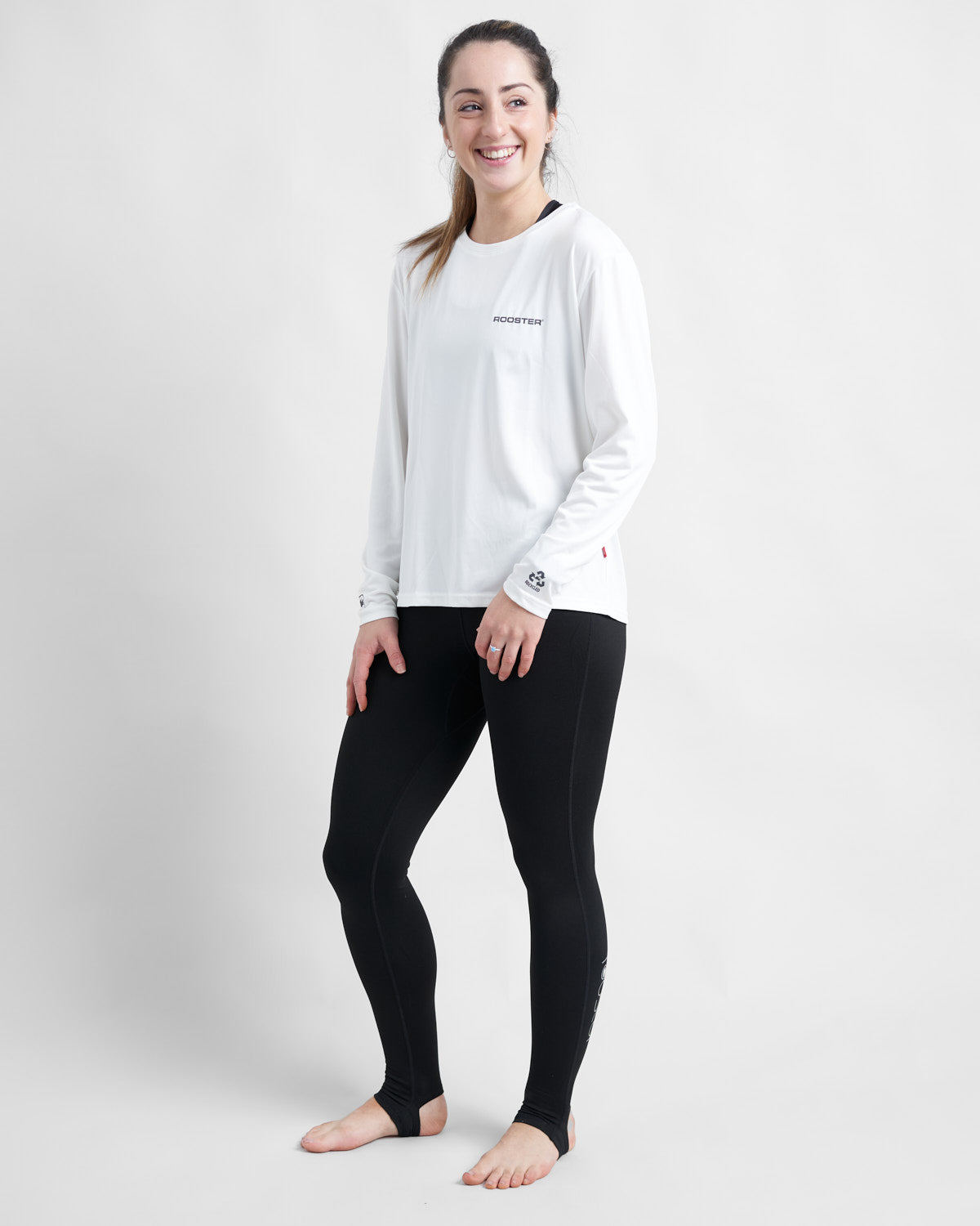Rooster Hooded Quick Dry UVF Long-Sleeved T-Shirt