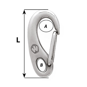 Wichard Safety Snap Hook 316L Stainless