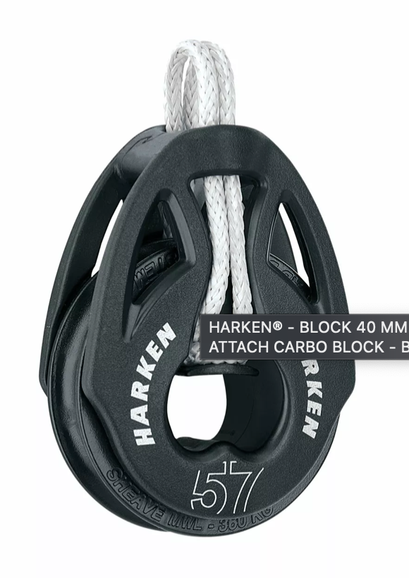 Harken 57mm Carbo T2 Loop Block