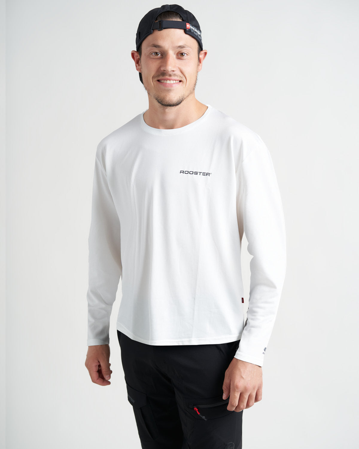 Rooster Hooded Quick Dry UVF Long-Sleeved T-Shirt