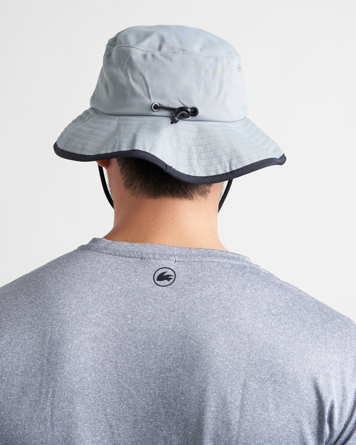 Rooster Wide Brimmed UV Hat - Grey