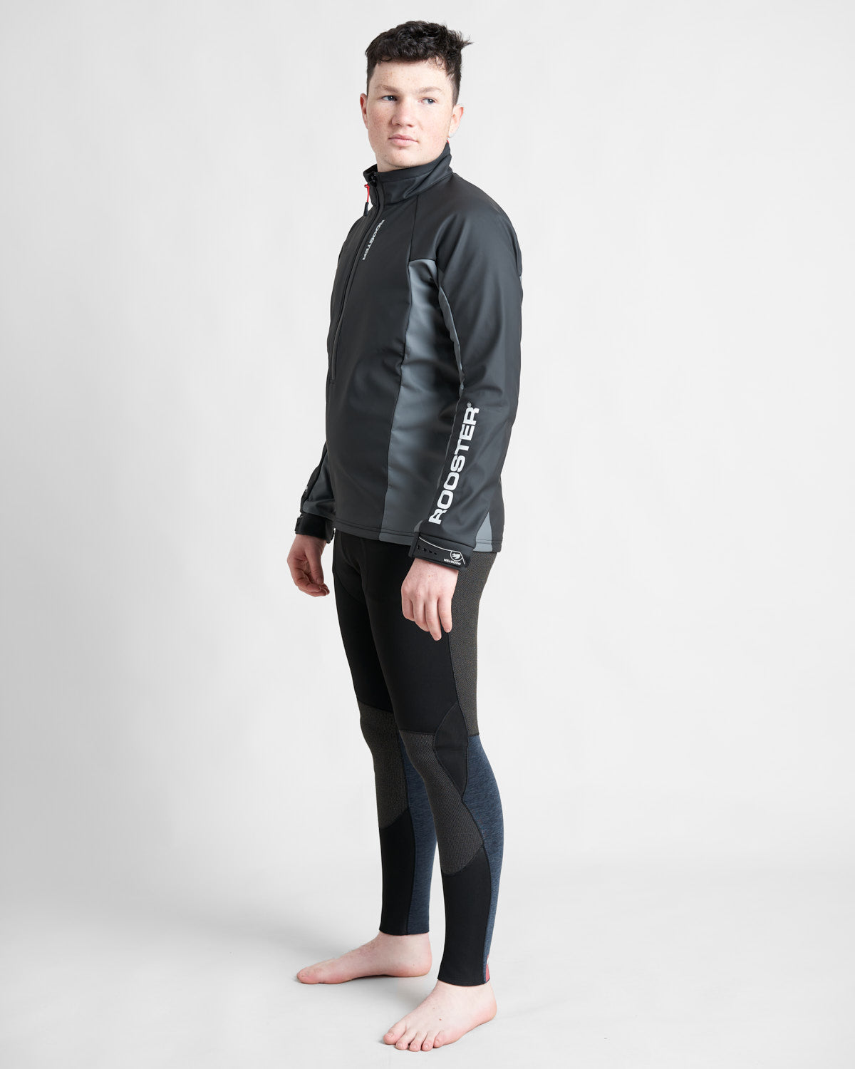 Rooster Active Aquafleece Top -Black