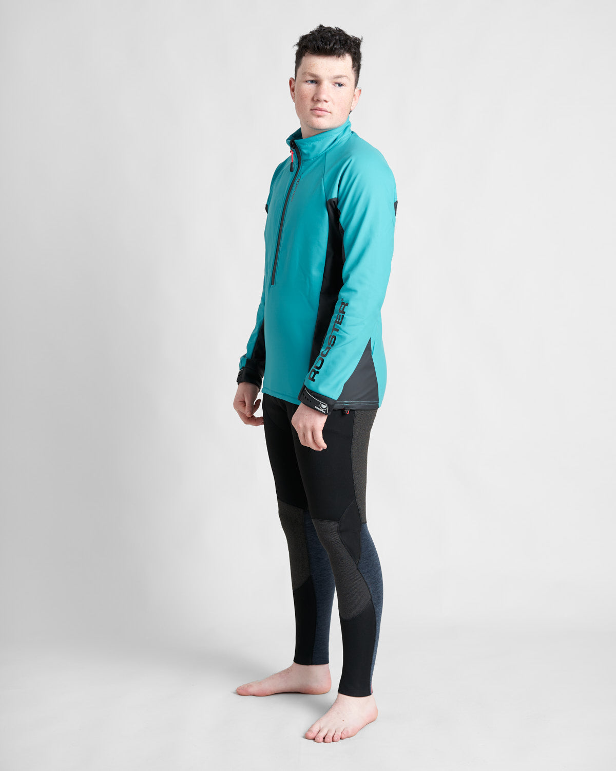 Rooster Active Aquafleece Top -Teal