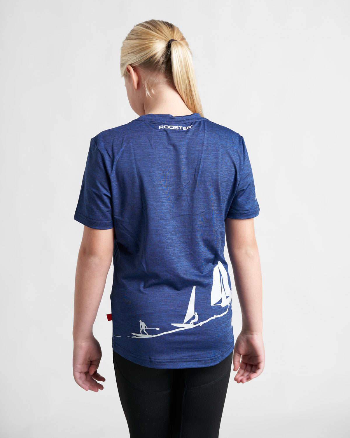 Rooster T-Shirt -Petrol Blue