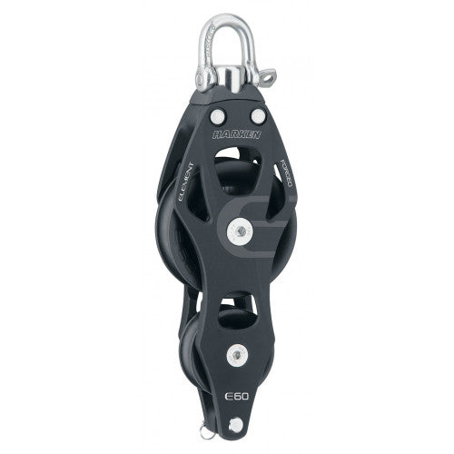 Harken 60mm Element Fiddle Swivel Block w/Becket