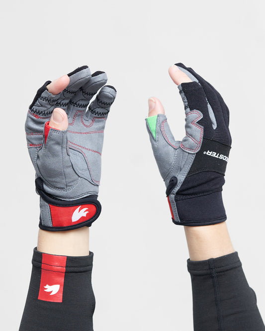 Rooster Dura Pro 2-open-finger Gloves