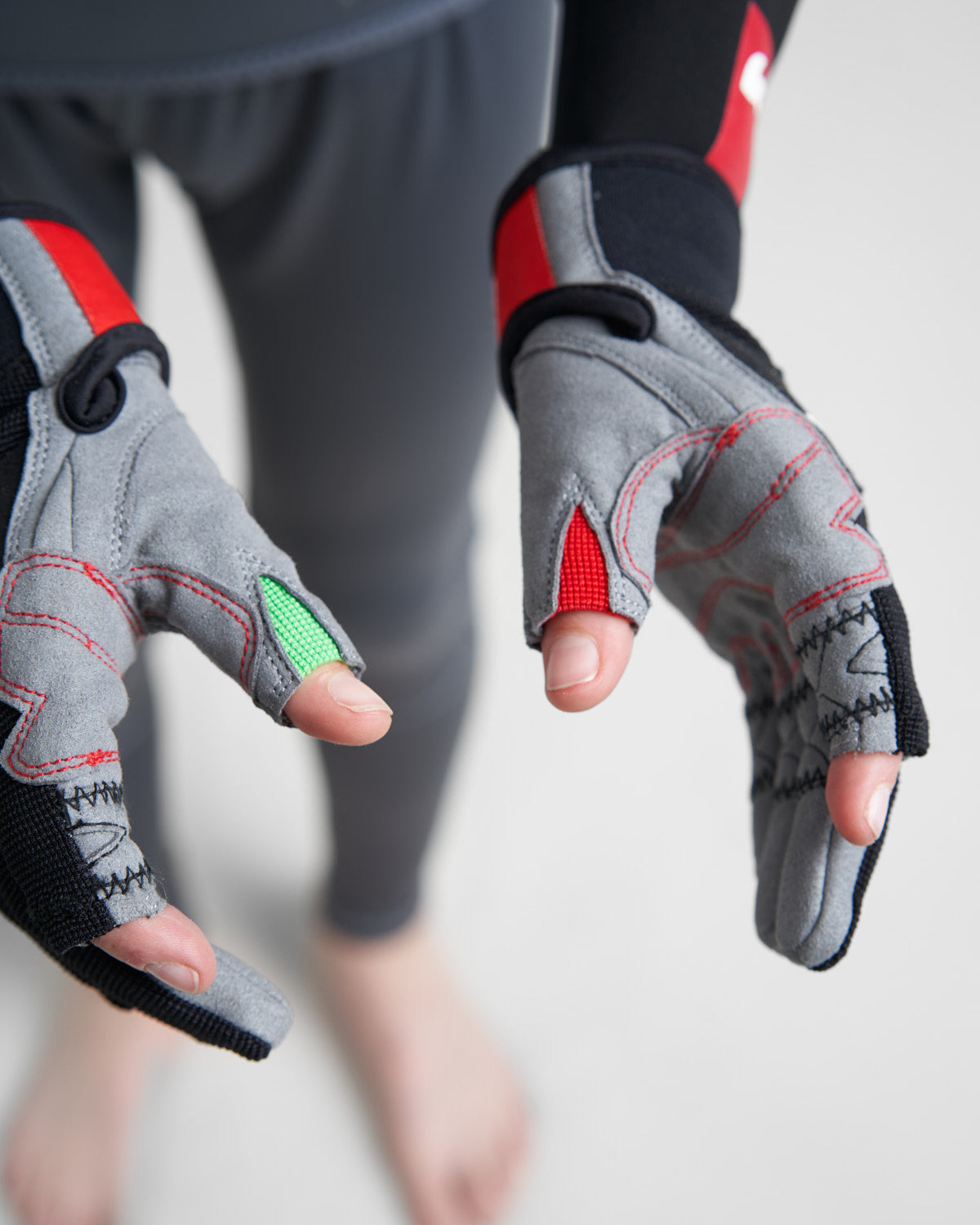 Rooster Dura Pro 5-open-finger Glove