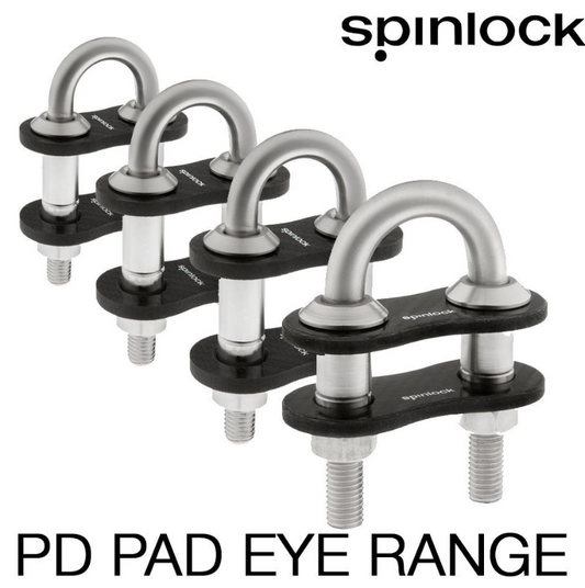 Spinlock 8mm Padeye with Carbon Plates