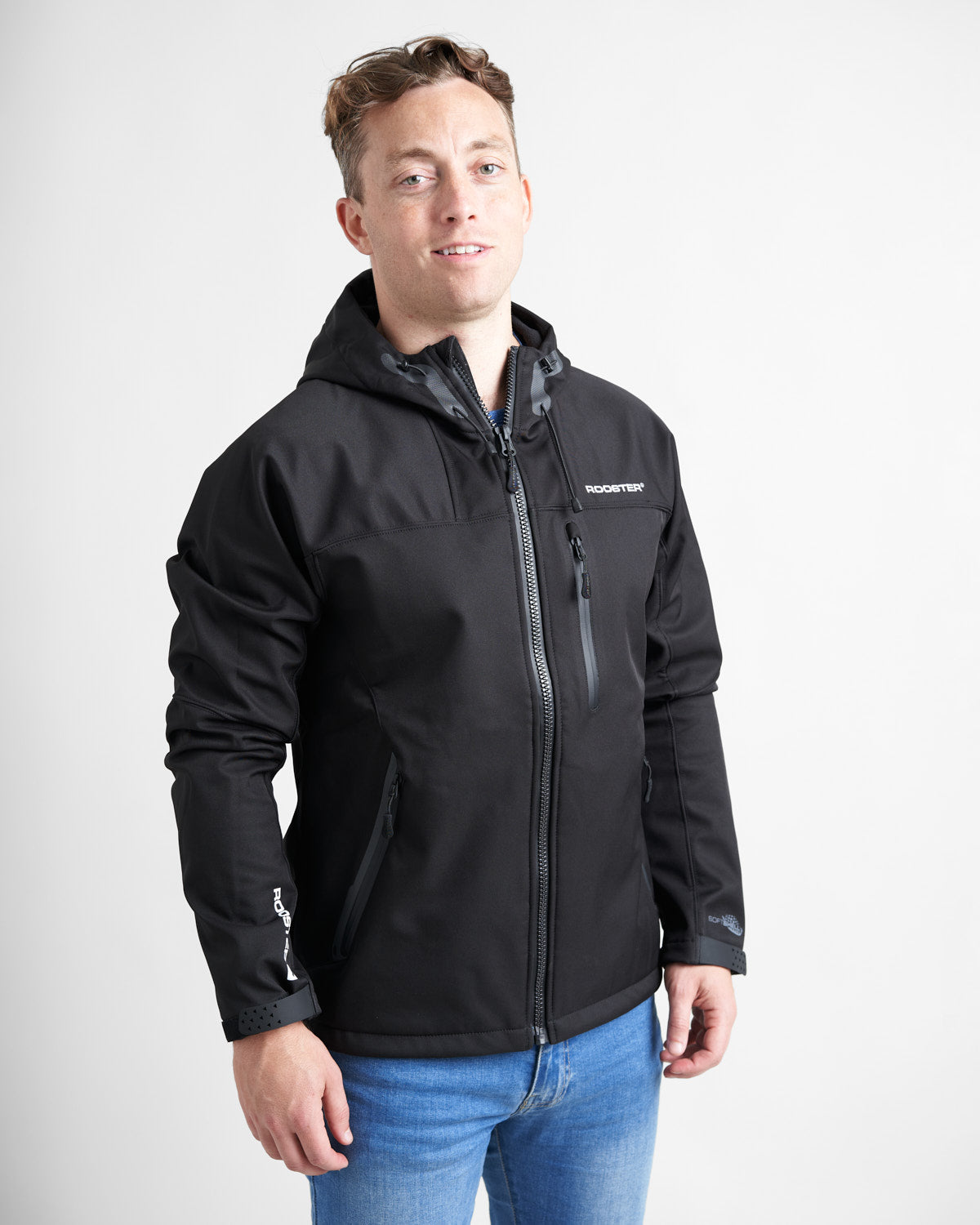Rooster Unisex Soft Shell Jacket with Hood