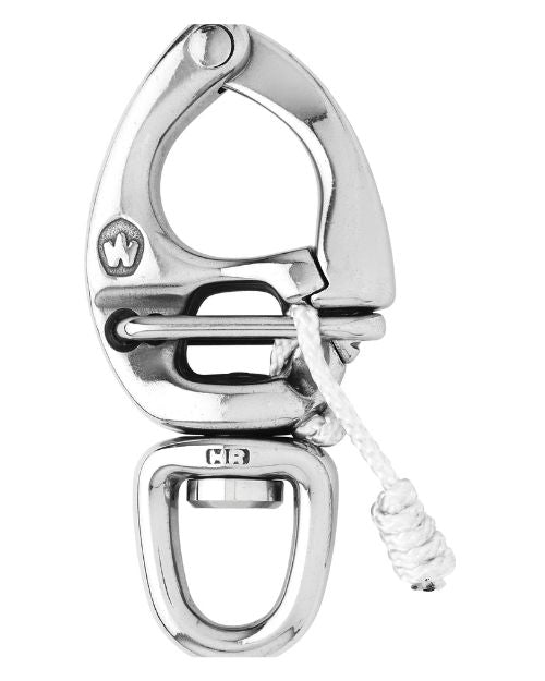 Wichard HR Quick Release Snap Shackle with Swivel Eye - Length 90mm
