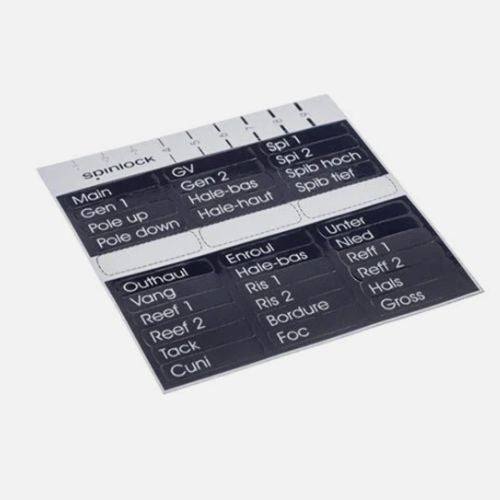 Spinlock Clutch Handle Labels