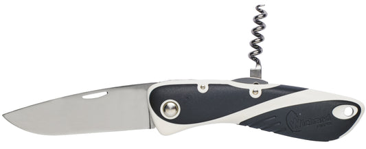 Wichard Aquaterra Knife - Single Blade & Corkscrew - Black